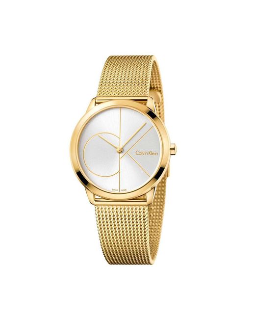 Orologio Minimal quadrante argento K3M22526 di Calvin Klein in Metallic