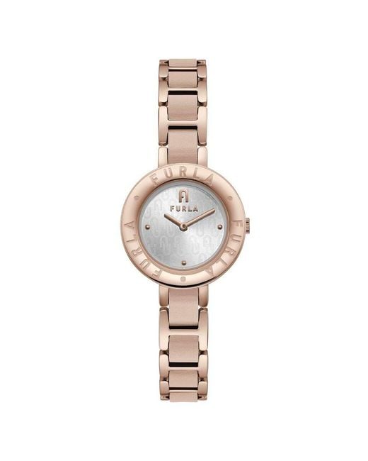 Orologio Al Quarzo Essential Ww00004013l3 di Furla in Metallic