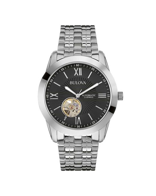 Orologio Meccanico Classic 96a158 di Bulova in Metallic da Uomo