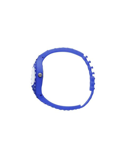 So Girly orologio solo tempo in silicone blu e cristalli con quadrante blu di Stroili in Blue