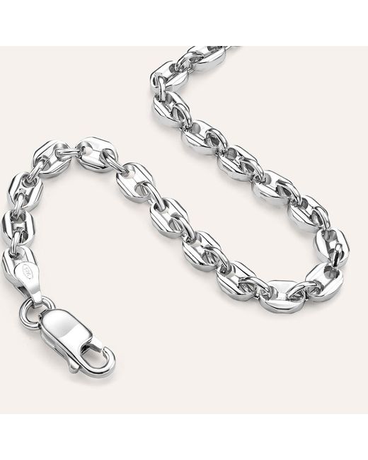 Bracciale Catena Gentleman Argento Rodiato di Stroili in Metallic da Uomo