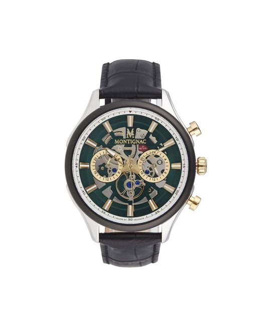 Orologio Al Quarzo Round Mow607 di Montignac in Metallic da Uomo