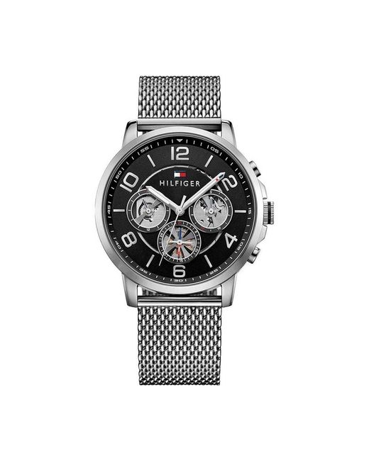 Orologio Multifunzione Keagan quadrante nero 1791292 di Tommy Hilfiger in Metallic da Uomo