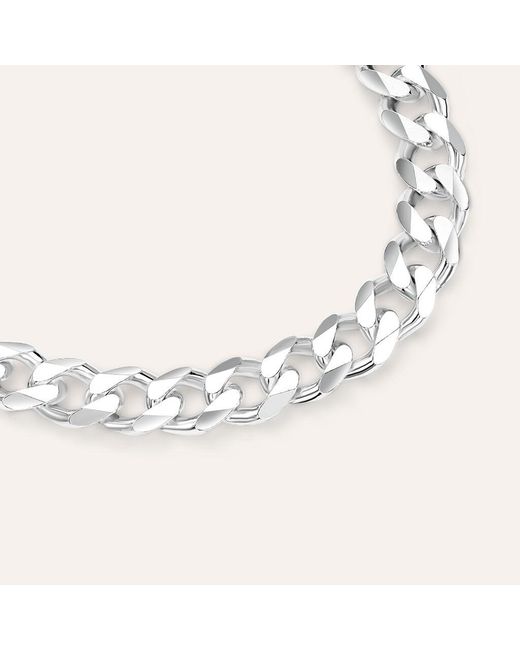 Bracciale Catena Gentleman Argento Rodiato di Stroili in Metallic da Uomo