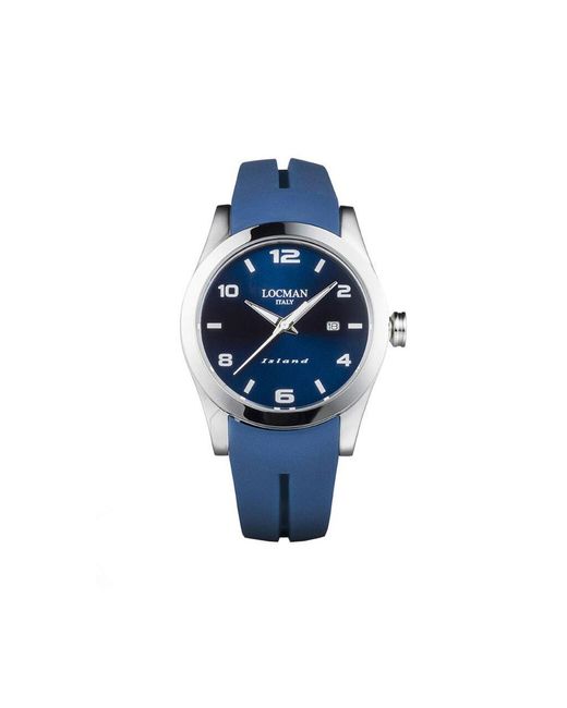 Orologio Al Quarzo Island 0613a02s-00blwhsb di LOCMAN in Blue da Uomo