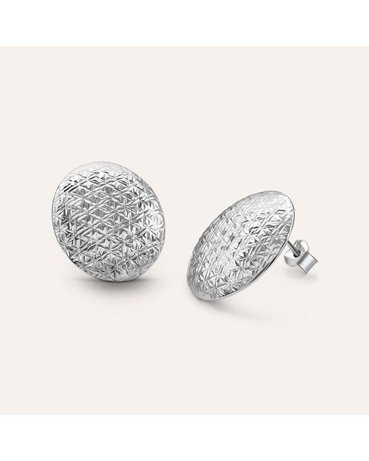 Orecchini Lobo Silver Collection Argento Rodiato di Stroili in Metallic