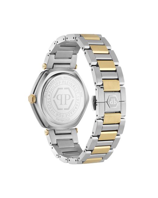 Orologio Al Quarzo The Hexagon Pw1ba0523 di Philipp Plein in Metallic