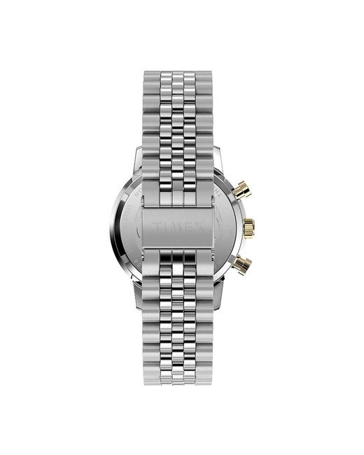 Orologio Al Quarzo Marlin Quartz Chronograph Tw2w60100 di Timex in Metallic da Uomo