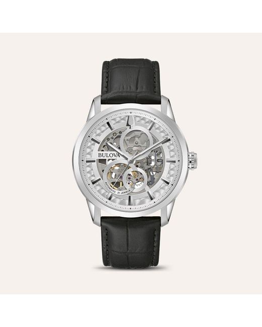Orologio Meccanico Sutton 96a266 di Bulova in Metallic da Uomo