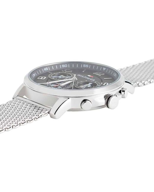 Orologio Multifunzione Keagan quadrante nero 1791292 di Tommy Hilfiger in Metallic da Uomo