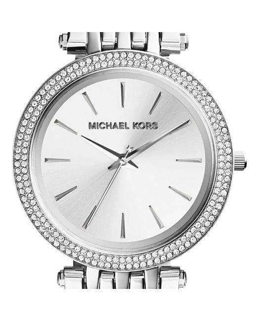 Orologio Darci quadrante argento MK3190 di Michael Kors in White