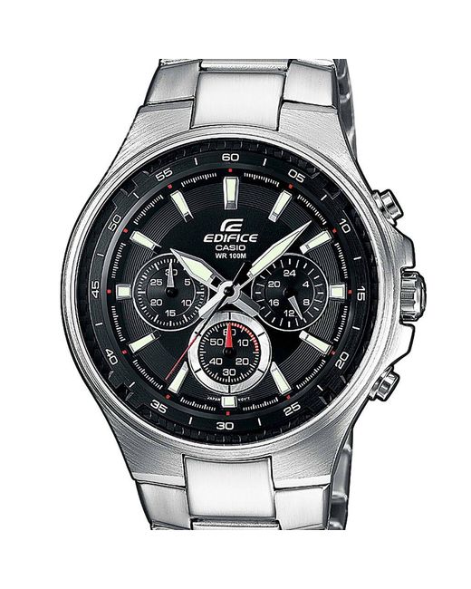 Orologio Cronografo quadrante nero EF-562D-1AVEF-RE21 di G-Shock in Metallic da Uomo