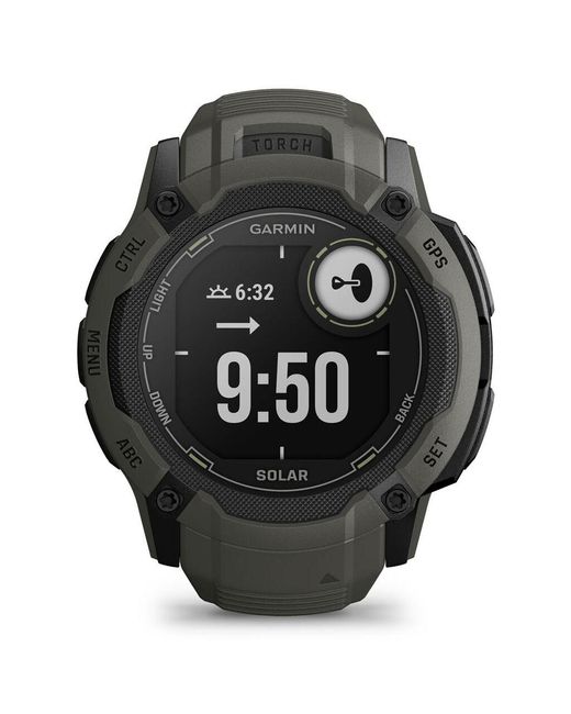 Smartwatch Instinct 2x Solar 010-02805-05 di Garmin in Black da Uomo