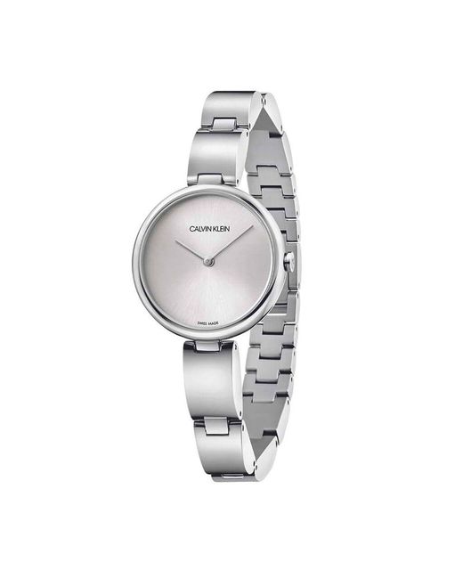 Orologio Wavy quadrante argento K9U23146 di Calvin Klein in Metallic
