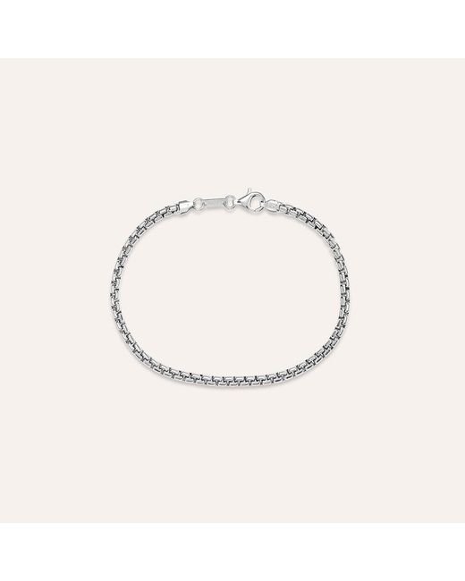 Bracciale Catena Gentleman Argento Rodiato di Stroili in Metallic da Uomo