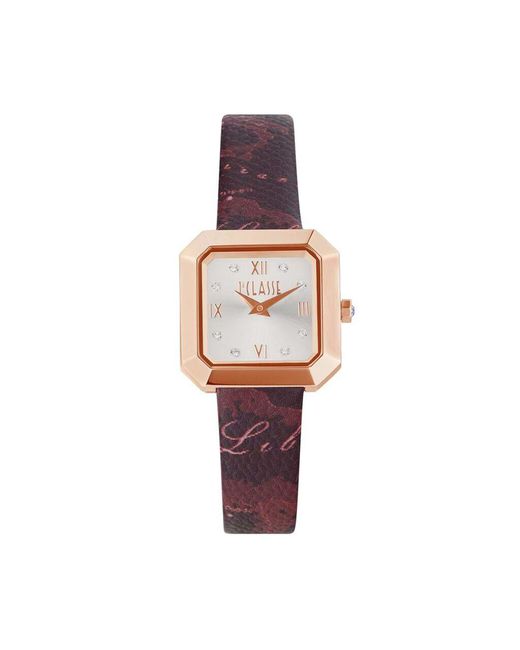 Orologio Alviero Martini 1A Classe Corfu' quadrante Silver CS.4317S/02 di Tekday in Pink