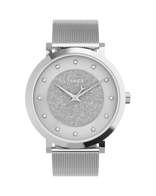Orologio Al Quarzo Crystal Tw2u67000 di Timex in Metallic