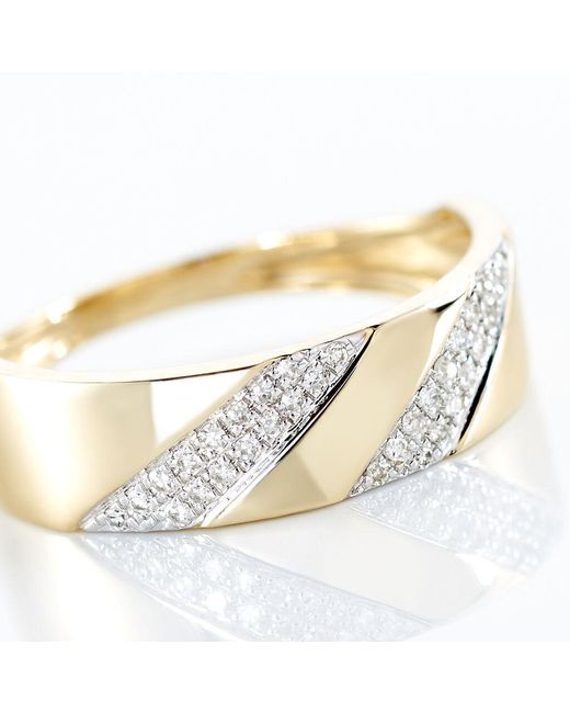 Anello Fascia Sophia Oro Giallo Diamante di Stroili in Metallic