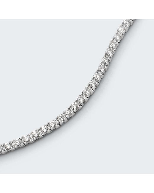 Bracciale Tennis Diamade Oro Bianco Diamante Lab-Grown di Stroili in Metallic