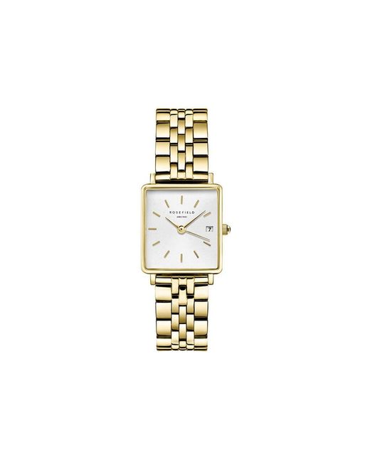 Orologio Al Quarzo The Boxy Xs Qmwsg-q021 di ROSEFIELD in Metallic