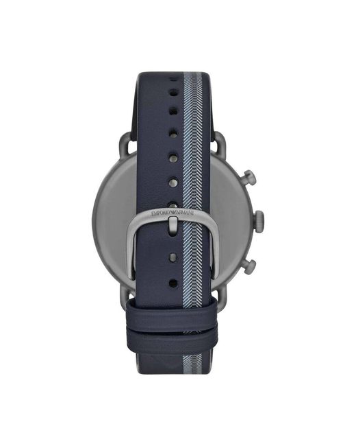 Orologio Cronografo Aviator quadrante silver AR11202-SA20 di Emporio Armani in Metallic da Uomo
