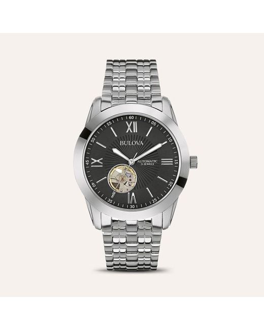 Orologio Meccanico Classic 96a158 di Bulova in Metallic da Uomo