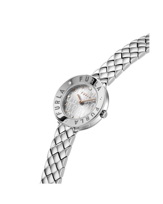 Orologio Al Quarzo Essential Ww00004019l1 di Furla in Metallic