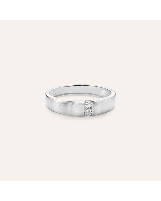 Anello Fedina Silver Collection Argento Rodiato Cubic Zirconia di Stroili in Metallic