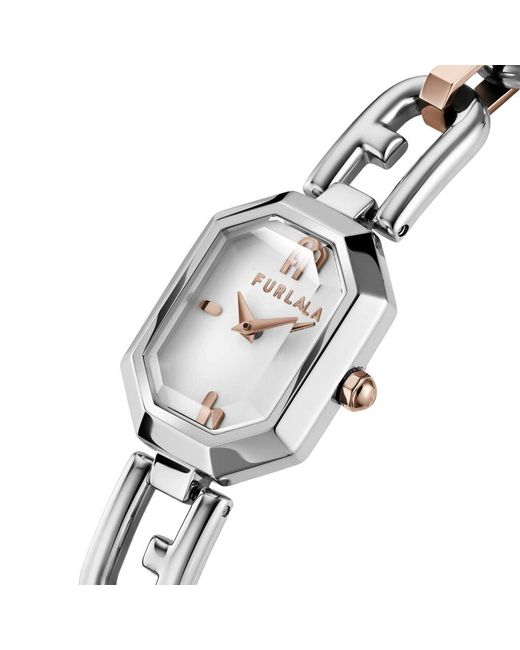 Orologio Al Quarzo Octagonal Ww00044006l5 di Furla in Metallic