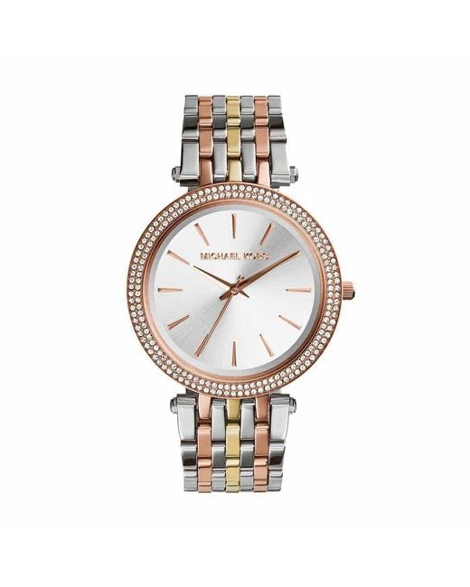 Orologio Darci quadrante argento MK3203 di Michael Kors in Metallic