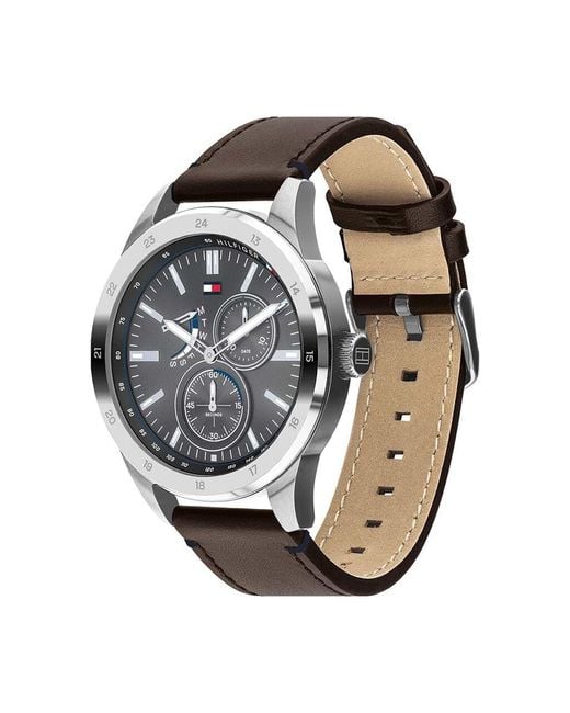 Orologio Austin quadrante silver 1791637 di Tommy Hilfiger in Gray da Uomo