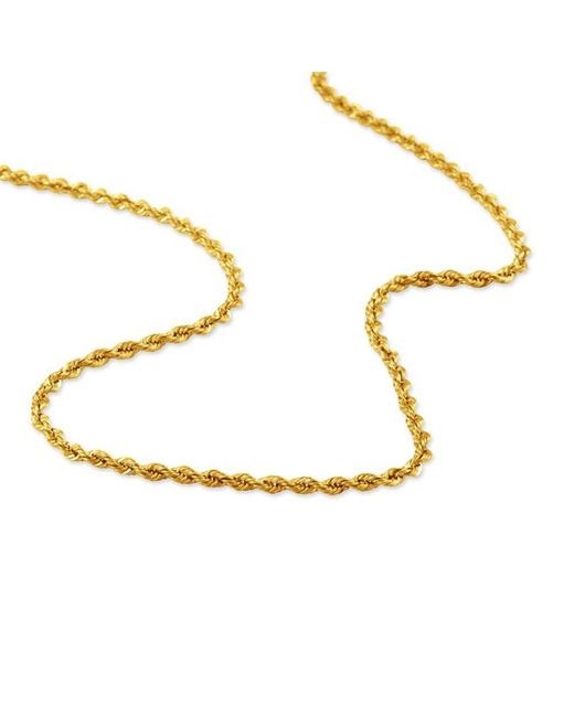 Collana in oro giallo a maglia modello Fune di Stroili in Metallic