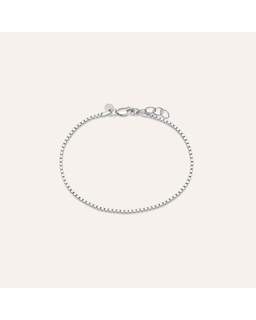Bracciale Catena Gentleman Argento Rodiato di Stroili in Natural da Uomo