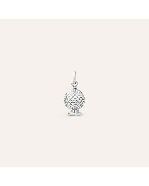 Pendente Saluti&Baci Pigna Love Beats Argento Rodiato di Stroili in White
