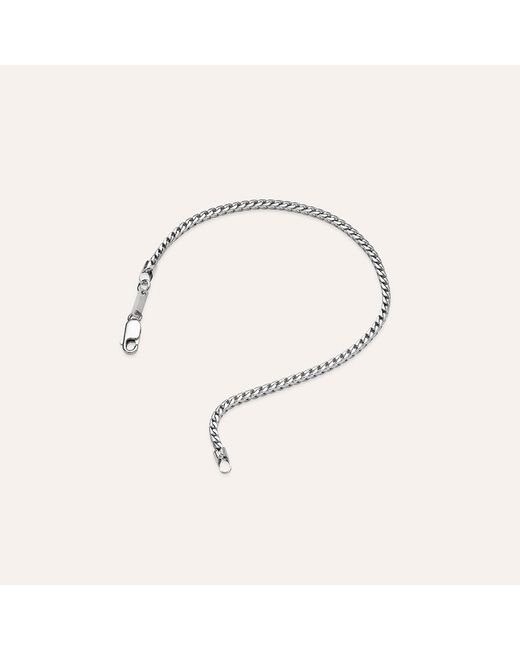 Bracciale Catena Gentleman Argento Rodiato di Stroili in Metallic da Uomo