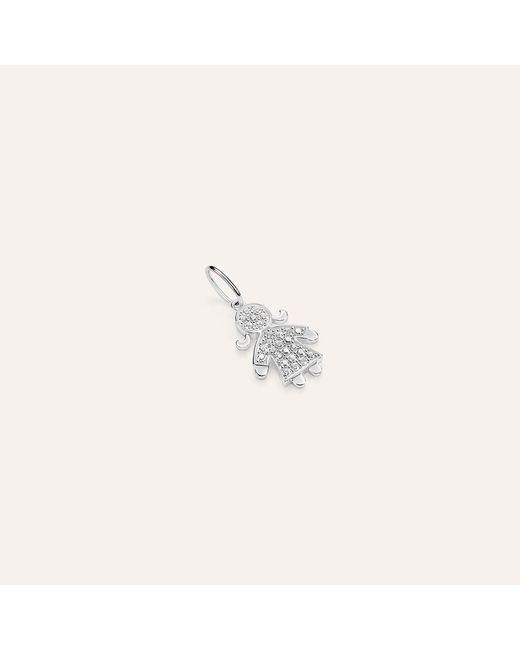 Pendente Love Beats Argento Rodiato Cubic Zirconia di Stroili in White