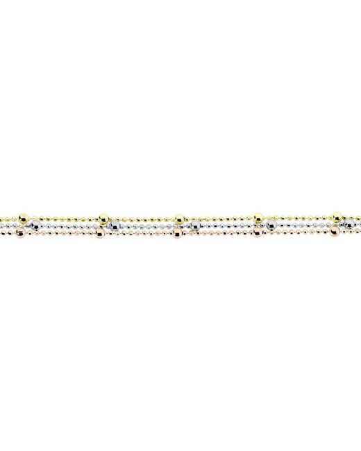 Bracciale Silver Collection Argento Tricolore di Stroili in Metallic