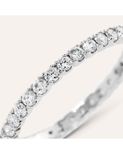 Anello Eternity Firmamenti Oro Bianco Diamante di Stroili in White