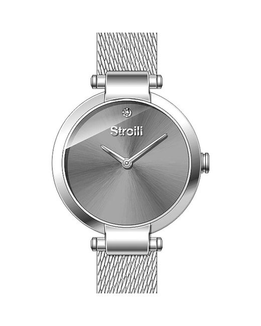Solo tempo con cassa e cinturino in acciaio di Stroili in Gray