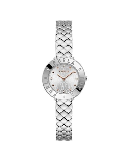 Orologio Al Quarzo Essential Ww00004019l1 di Furla in Metallic