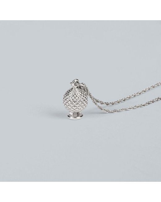 Pendente Saluti&Baci Pigna Love Beats Argento Rodiato di Stroili in White
