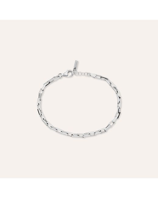 Bracciale Catena Gentleman Argento Rodiato di Stroili in Metallic da Uomo