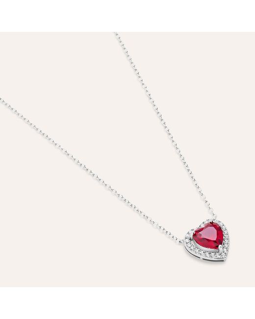 Collana Silver Elegance Argento Rodiato Cubic Zirconia di Stroili in White