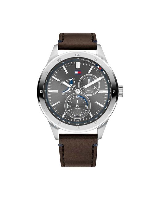 Orologio Austin quadrante silver 1791637 di Tommy Hilfiger in Gray da Uomo