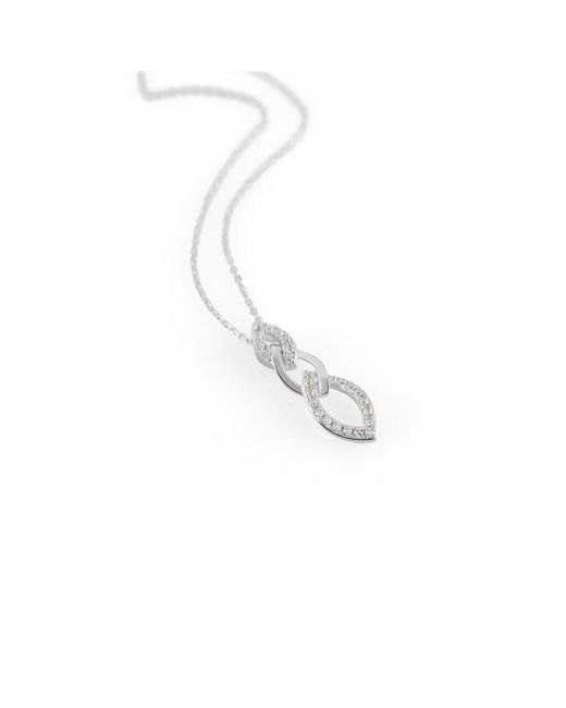Collana Claire Oro Bianco Cubic Zirconia di Stroili in Metallic