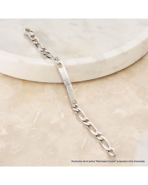 Bracciale Catena Gentleman Argento Rodiato di Stroili in Metallic da Uomo