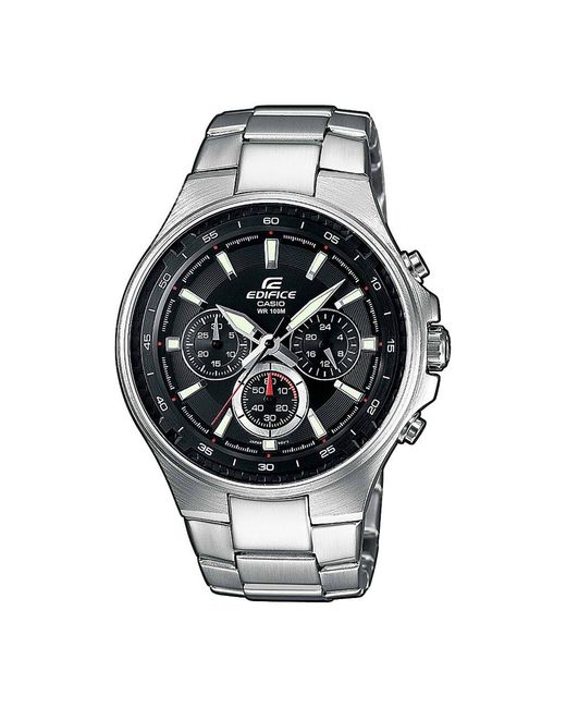 Orologio Cronografo quadrante nero EF-562D-1AVEF-RE21 di G-Shock in Metallic da Uomo