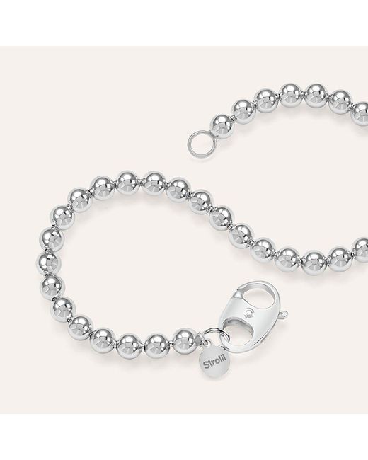 Bracciale Catena Gentleman Argento Rodiato di Stroili in Metallic da Uomo
