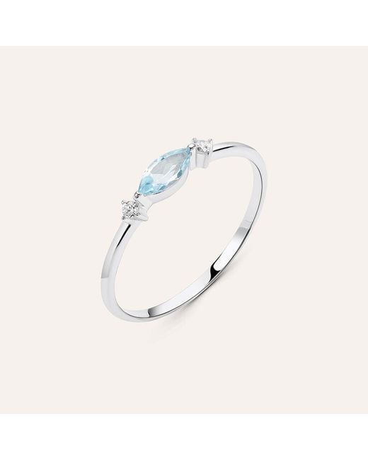 Collana Stroili Oro Anello Oro Bianco E Topazio Gioielli Topazio