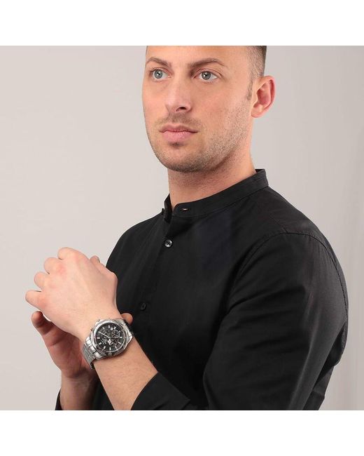 Orologio Cronografo Cinturino E Cassa In Acciaio di Sector in Metallic da Uomo